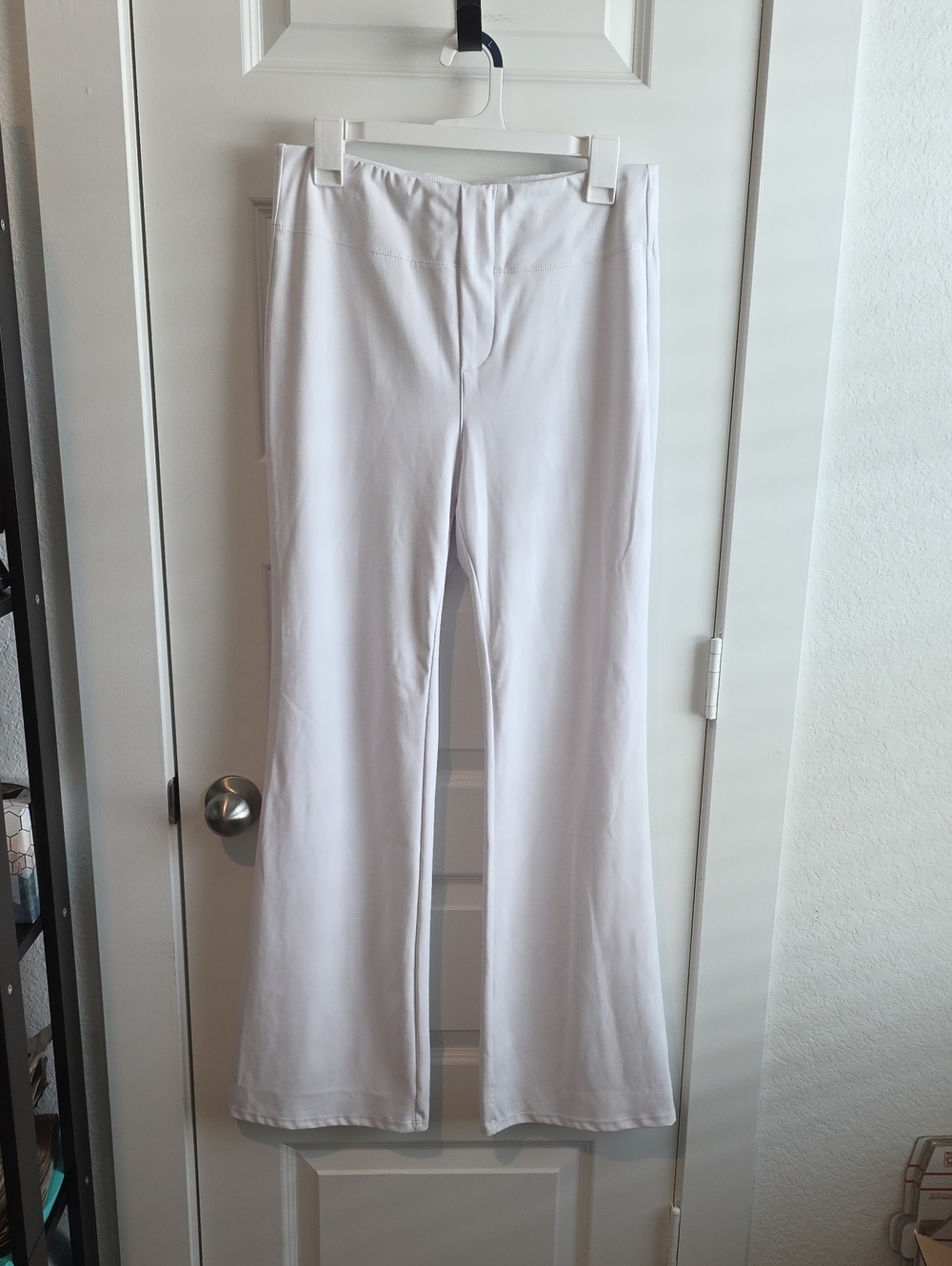HALARA White Flare Leggings Large G240